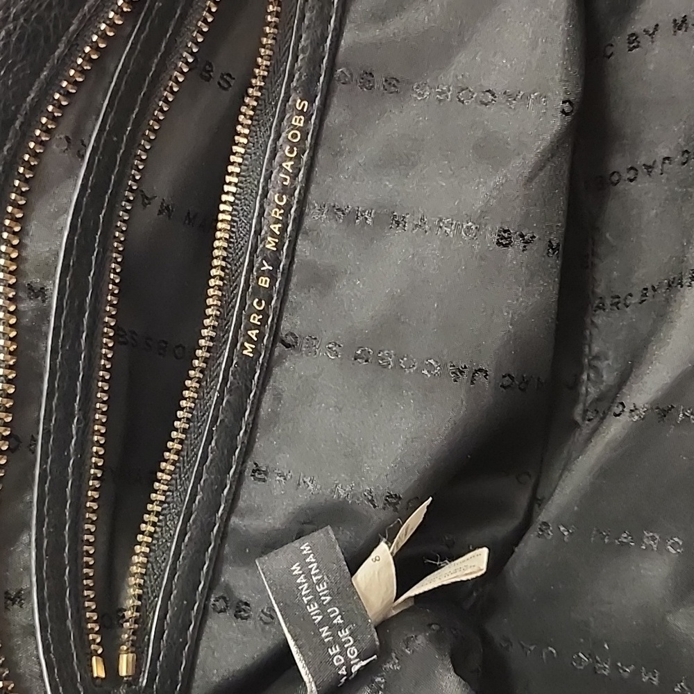 Marc Jacobs Y2K Bag Too Hot to Handle Leather Satchel Black Bag - Picture 15 of 16